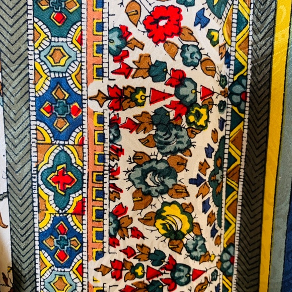 Rhoda Lynne Vintage Silk Bomber Jacket XL Paisley Floral Full Zip Up Coat Boho - Picture 7 of 15